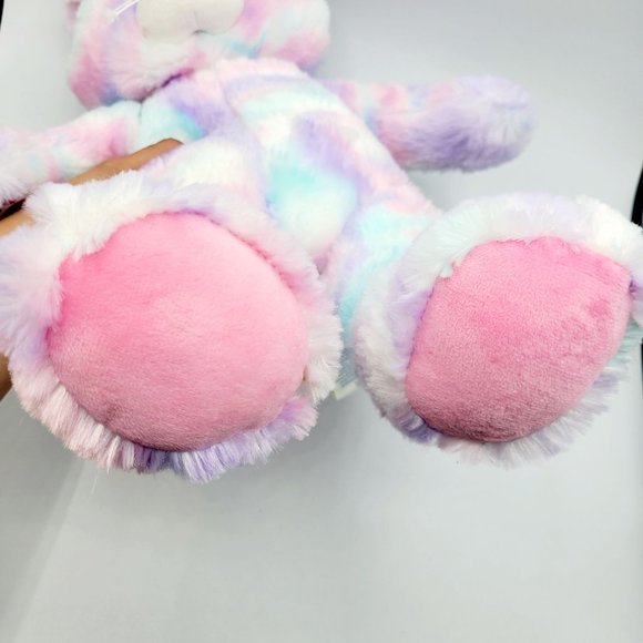 Build a Bear Workshop Pastel Swirl Kitty Cat Stuffed Animal Plush Tie-Dye - Picture 5 of 11